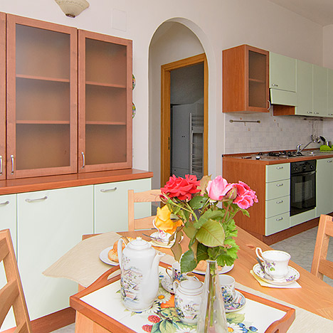 Cucina e sala da pranzo Appartamenti Violetta